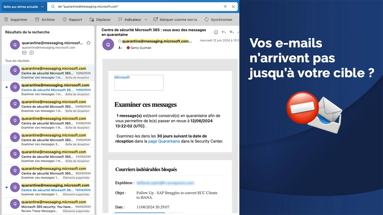 Vos e-mail n'arrivent pas jusqu'à vos destinataires ?