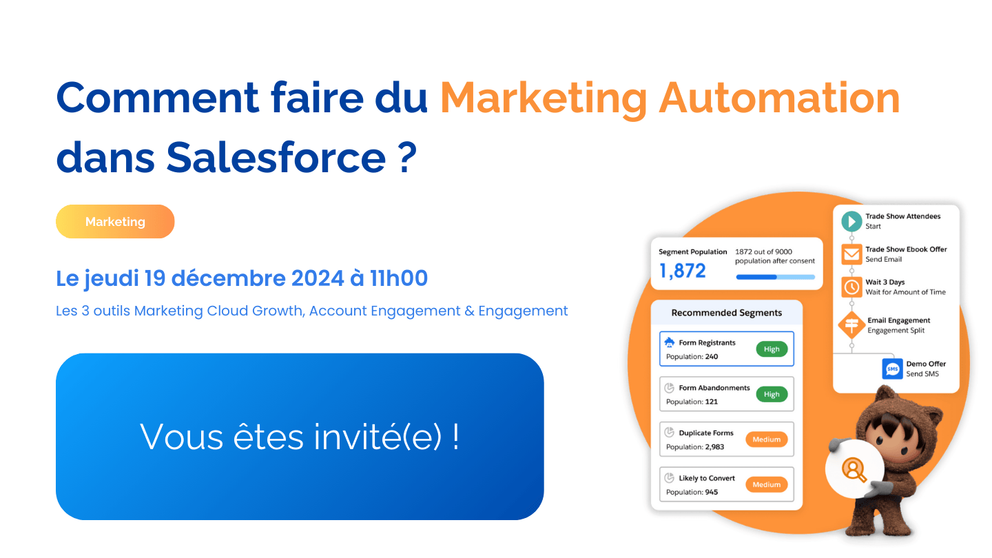 Webinar Comment faire du marketing Automation dans Salesforce